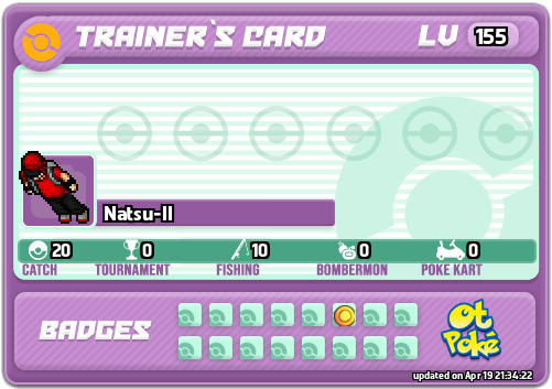 Natsu-ll Card otPokemon.com