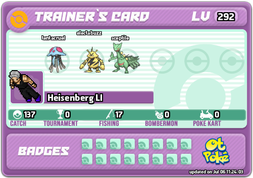 Heisenberg Ll Card otPokemon.com