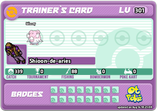 Shioon-de-aries Card otPokemon.com