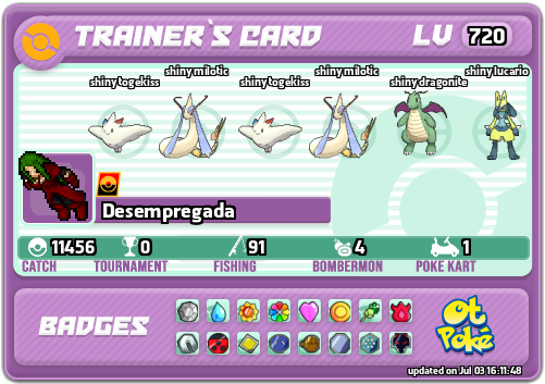 Desempregada Card otPokemon.com