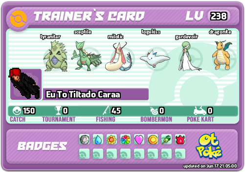 Eu To Tiltado Caraa Card otPokemon.com