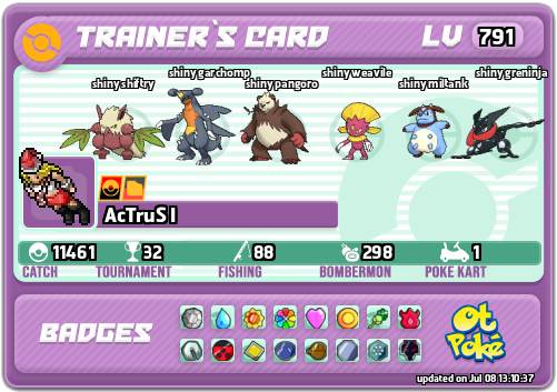 AcTruS I Card otPokemon.com