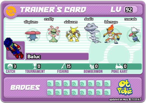 Baluc Card otPokemon.com