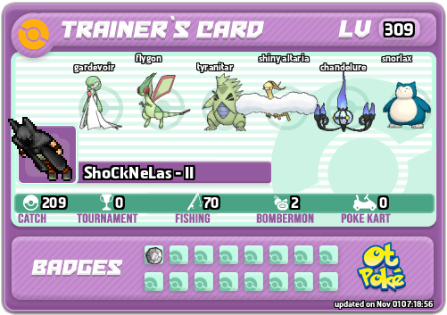 ShoCkNeLas - II Card otPokemon.com