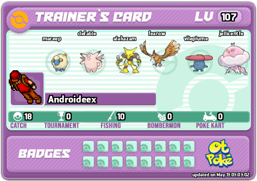 Androideex Card otPokemon.com