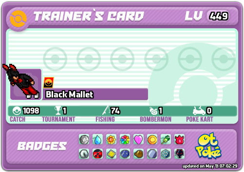 Black Mallet Card otPokemon.com