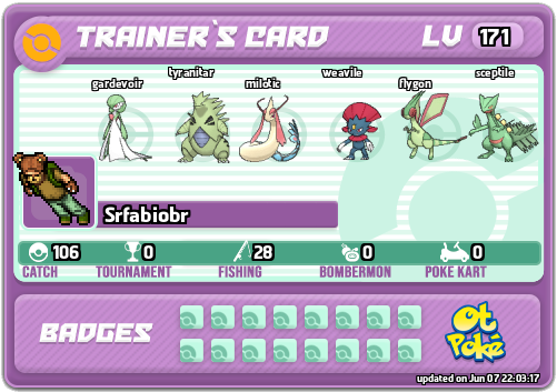 Srfabiobr Card otPokemon.com