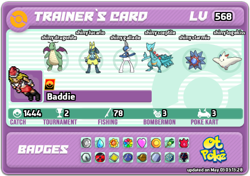 Baddie Card otPokemon.com