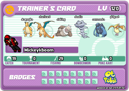 Mickeykboom Card otPokemon.com
