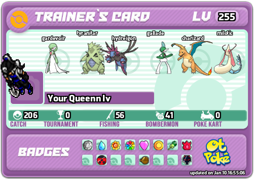 Your Queenn Iv Card otPokemon.com