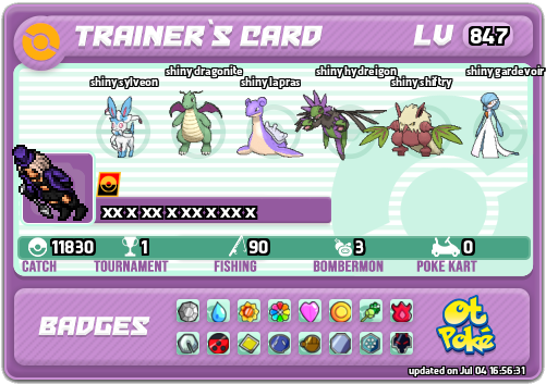xx x xx x xx x xx x Card otPokemon.com