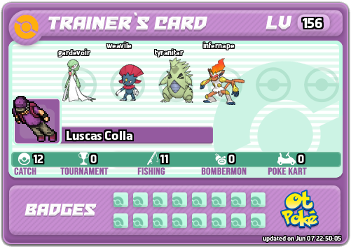 Luscas Colla Card otPokemon.com