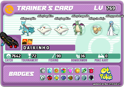 D A I K I N H O Card otPokemon.com