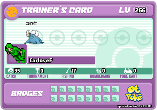 Carlos eF Card otPokemon.com