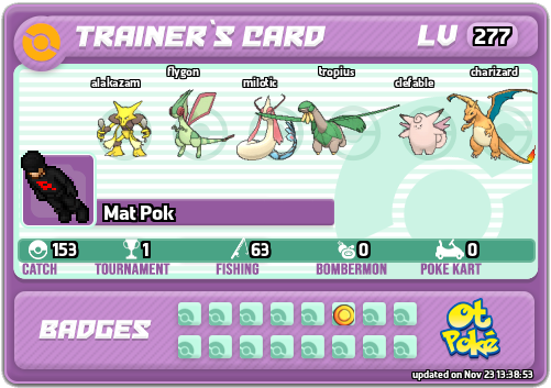 Mat Pok Card otPokemon.com