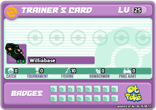 Williabase Card otPokemon.com