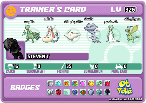 STEVEN T Card otPokemon.com