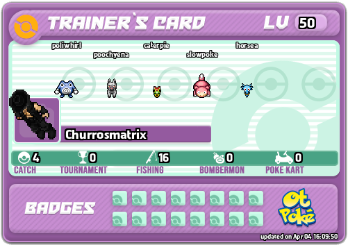Churrosmatrix Card otPokemon.com