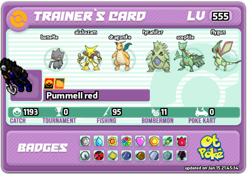 Pummell red Card otPokemon.com