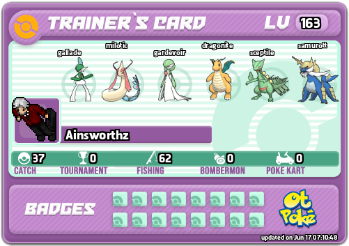 Ainsworthz Card otPokemon.com