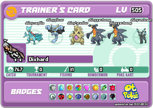 Dixhard Card otPokemon.com