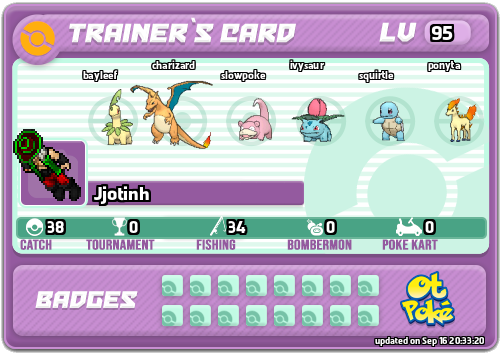 Jjotinh Card otPokemon.com