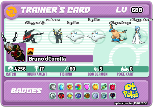 Bruno dCorolla Card otPokemon.com