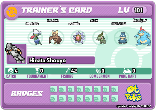 Hinata Shouyo Card otPokemon.com