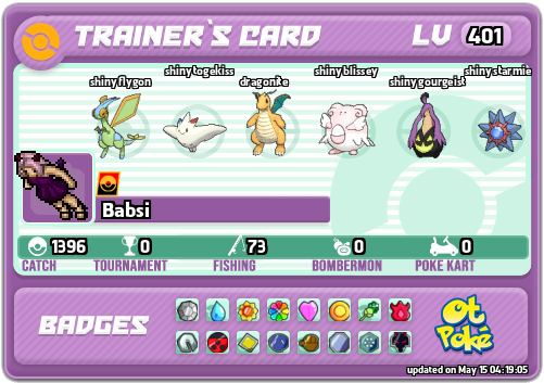 Babsi Card otPokemon.com