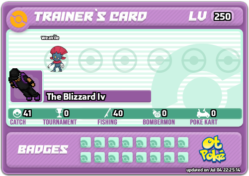 The Blizzard Iv Card otPokemon.com