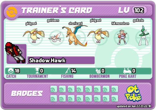 Shadow Hawk Card otPokemon.com