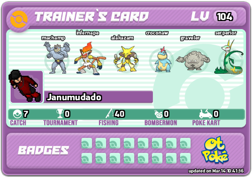 Janumudado Card otPokemon.com