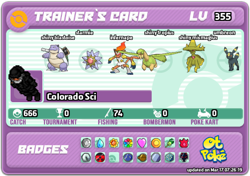 Colorado Sci Card otPokemon.com