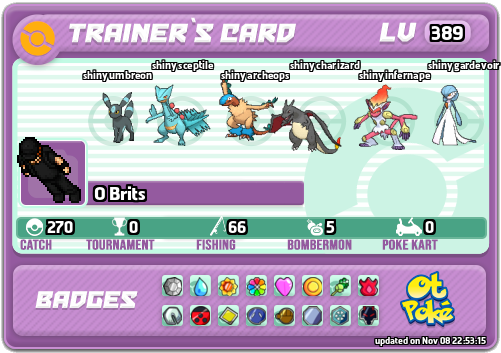 O Brits Card otPokemon.com