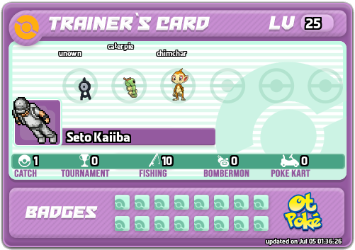 Seto Kaiiba Card otPokemon.com