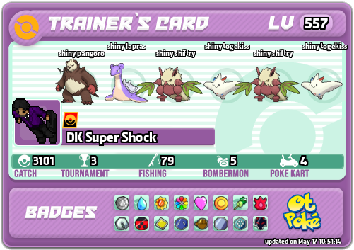 DK Super Shock Card otPokemon.com