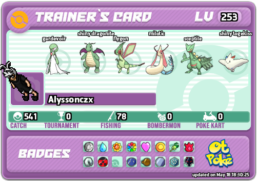 Alyssonczx Card otPokemon.com
