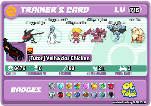 [Tutor] Velha dos Chicken Card otPokemon.com