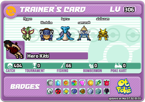 Hero Kitti Card otPokemon.com