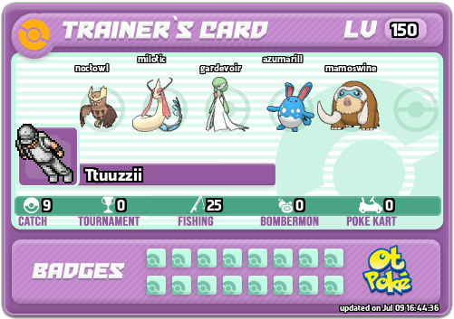Ttuuzzii Card otPokemon.com
