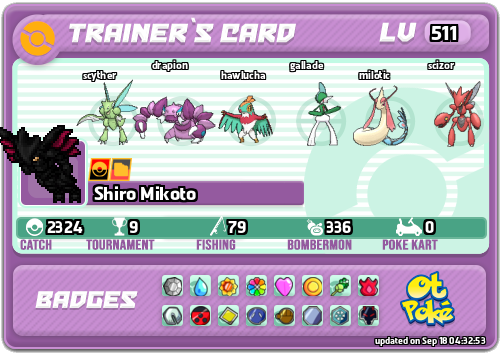 Shiro Mikoto Card otPokemon.com