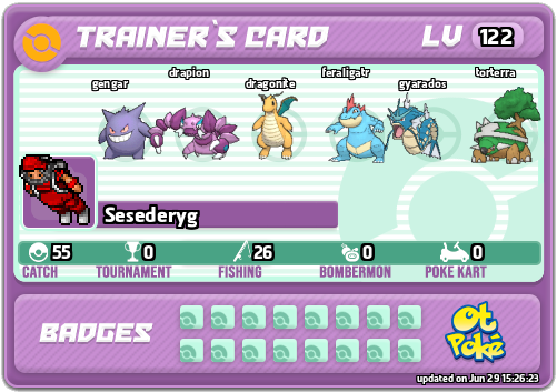 Sesederyg Card otPokemon.com