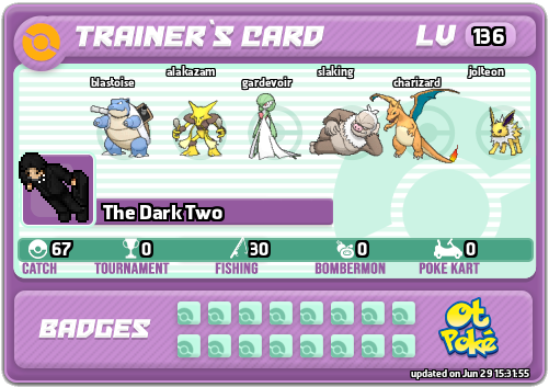 The Dark Two Card otPokemon.com