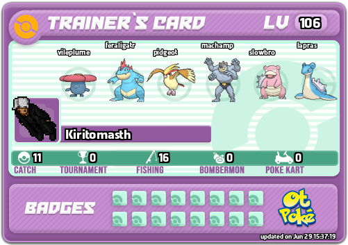Kiritomasth Card otPokemon.com
