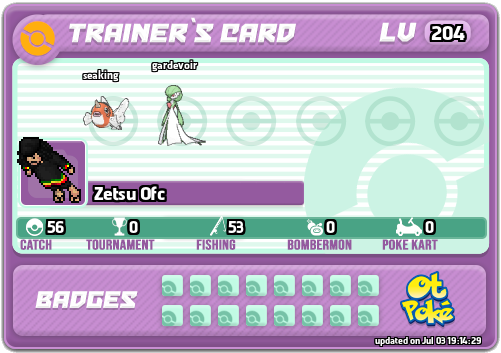 Zetsu Ofc Card otPokemon.com