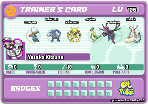 Yasaka Kitsune Card otPokemon.com