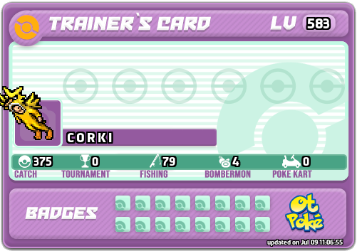 C O R K I Card otPokemon.com