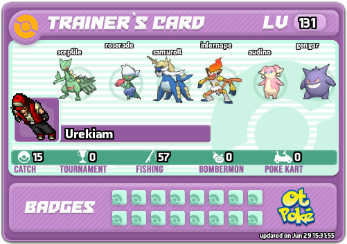 Urekiam Card otPokemon.com