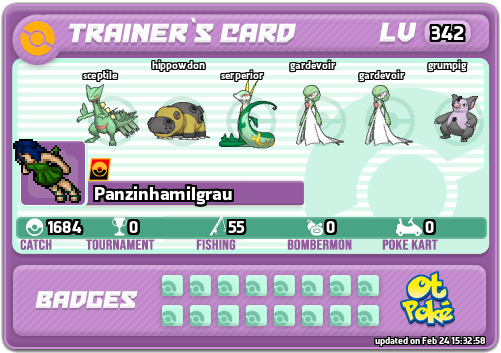 Panzinhamilgrau Card otPokemon.com