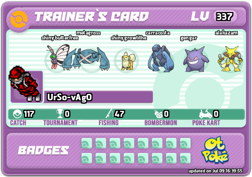 UrSo-vAgO Card otPokemon.com